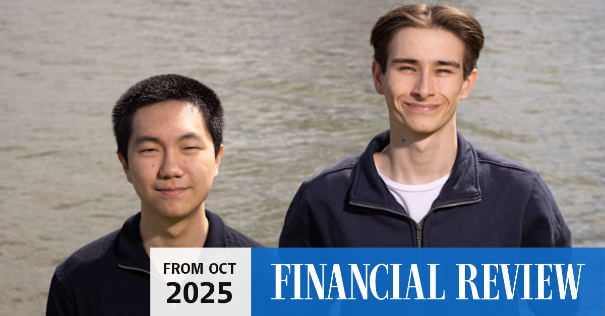 Young technology founders featured by the Australian Financial Review
